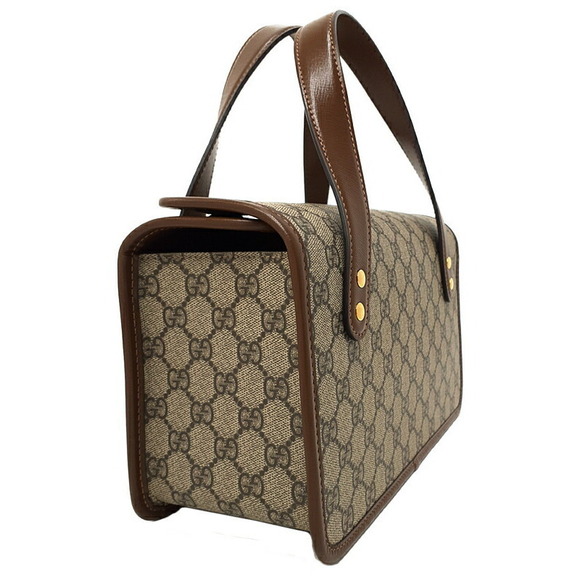 GUCCI Horsebit Top Handle Bag Handbag - Picture 2 of 5